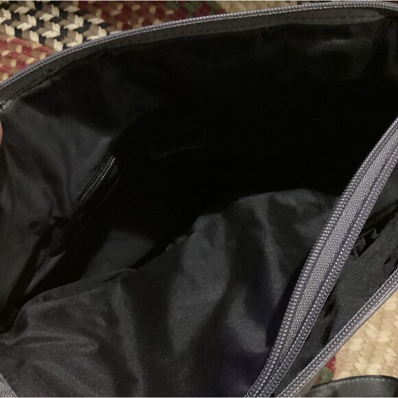 Born Concepts boc Grey Carlston Scallop Design Shoulder Bag Double Handle Purse - Picture 10 of 15